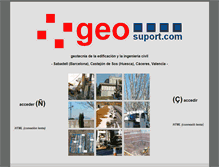 Tablet Screenshot of geosuport.com